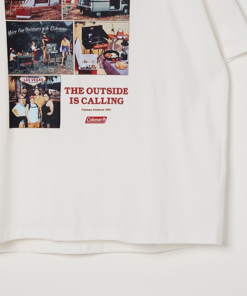 COLEMAN（コールマン）の「【Coleman×TAKEDA BBQwith BAYFLOW】フロントプリントTシャツ（Tシャツ/カットソー・メンズ・ホワイト/ブラック・MEDIUM/LARGE）」の18枚目の写真