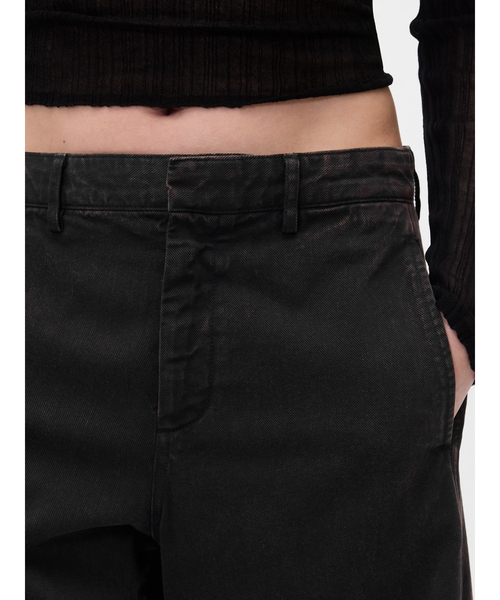 GAP(ギャップ)の「ミッドライズ ツイル バレルパンツ(その他パンツ・レディース・ブラウン/カーキ/ブラック/アイボリー・00/0/2/4/6/8/10/000)」の9枚目の写真