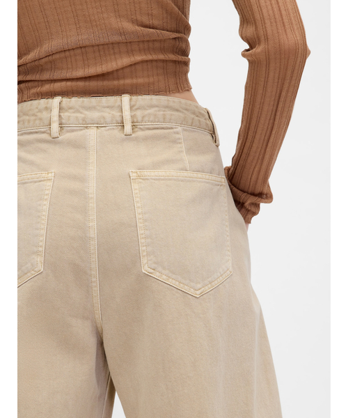 GAP(ギャップ)の「ミッドライズ ツイル バレルパンツ(その他パンツ・レディース・ブラウン/カーキ/ブラック/アイボリー・00/0/2/4/6/8/10/000)」の12枚目の写真