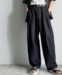 Classical Origin(�N���V�J���I���W��)�̃C���c�[�^�b�N ���C�h�o���[���f�j���^Inverted Two-Tuck Wide Balloon Denim(�f�j���p���c)