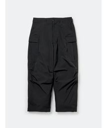 ATON / エイトン】SHRINK COTTON LAWN LOOSE FIT PANTS