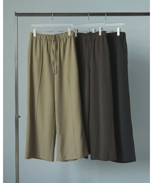anuke(アンヌーク)の「anuke Pintuck Wide Pants 62520730(その他パンツ・レディース・ベージュ/ブラウン/ブラック・36/38)」の19枚目の写真