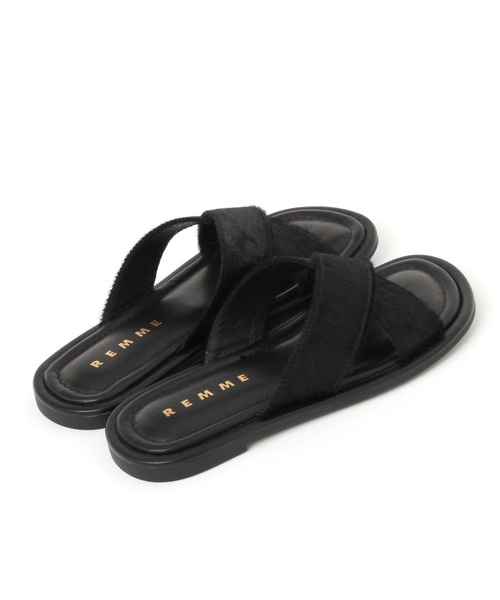 Elura（エルーラ）の「REMMEクロスサンダル《一部店舗限定》/329519（サンダル・レディース・ブラック・SMALL/MEDIUM/LARGE）」の11枚目の写真