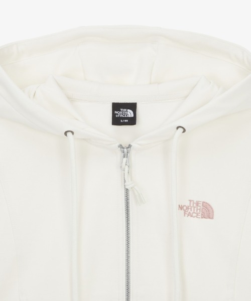 THE NORTH FACE（ザノースフェイス）の「国内未発売 THE NORTH FACE(ザ・ノースフェイス)/ワンポイント ロゴ刺繍 ダブルジップパーカー フーディ ショート丈/W'S VELUNA HOOD ZIP UP（パーカー・レディース・クリーム/ピンク/ブラック・S/L/M）」の18枚目の写真