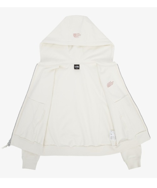 THE NORTH FACE（ザノースフェイス）の「国内未発売 THE NORTH FACE(ザ・ノースフェイス)/ワンポイント ロゴ刺繍 ダブルジップパーカー フーディ ショート丈/W'S VELUNA HOOD ZIP UP（パーカー・レディース・クリーム/ピンク/ブラック・S/L/M）」の16枚目の写真