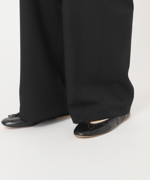 FRAMeWORK（フレームワーク）の「≪手洗い可≫TWギャバリラックスパンツ（スラックス・レディース・ベージュ/ブラウン/ブラック・34/36/38/40）」の16枚目の写真