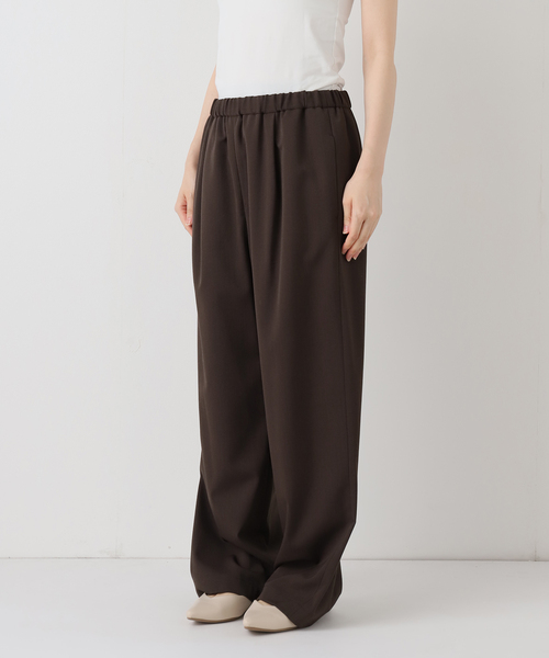 セール】≪手洗い可≫TWギャバリラックスパンツ（スラックス