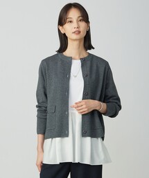 WORETED WOOL BLEND カーディガン