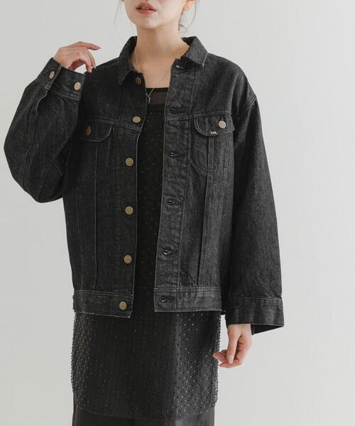 URBAN RESEARCH ROSSO WOMEN（アーバンリサーチ　ロッソ）の「『別注』Lee101 ×ROSSO　JACKET（デニムジャケット・レディース・ブラック・FREE）」の6枚目の写真