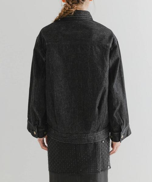 URBAN RESEARCH ROSSO WOMEN（アーバンリサーチ　ロッソ）の「『別注』Lee101 ×ROSSO　JACKET（デニムジャケット・レディース・ブラック・FREE）」の10枚目の写真