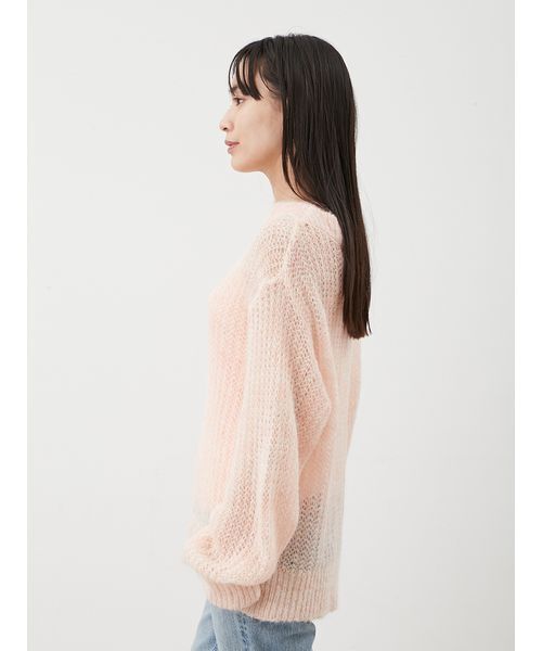 Mila Owen(ミラオーウェン)の「タンクSETローゲージモヘアルーズプルオーバー(ニット/セーター・レディース・ブラウン/ピンク/アイボリー・F)」の6枚目の写真