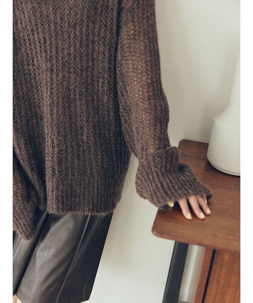 タンクSETローゲージモヘアルーズプルオーバー（ニット/セーター