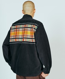 TOWNCRAFT（タウンクラフト）の「TOWNCRAFT / タウンクラフト VINTAGE CORDUROY SHIRTS ネイティブ柄 アフリカンマスク柄 コーデュロイシャツ（シャツ/ブラウス）」