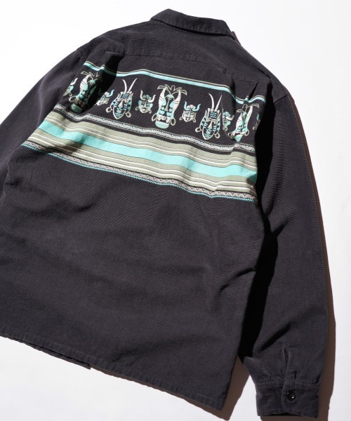 TOWNCRAFT（タウンクラフト）の「TOWNCRAFT / タウンクラフト VINTAGE CORDUROY SHIRTS ネイティブ柄 アフリカンマスク柄 コーデュロイシャツ（シャツ/ブラウス・メンズ・ブラック/その他1/その他2/チャコールグレー・MEDIUM/LARGE）」の22枚目の写真
