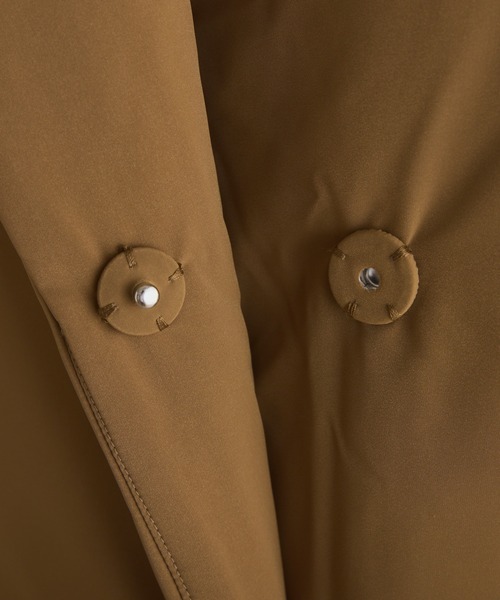 COLLAGE GALLARDAGALANTE（コラージュガリャルダガランテ）の「ウォッシャブル中綿ジャケット（その他アウター・レディース・キャメル/ブラック・FREE）」の11枚目の写真