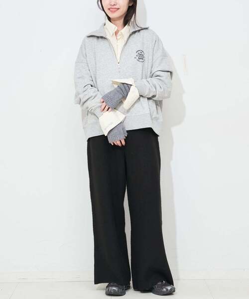 SLOBE IENA（スローブイエナ）の「《WEB限定/追加》HAPPYCOLOR SHIRT（シャツ/ブラウス・レディース・ブラウン/サックスブルー/ピンク/イエロー/ライトグリーン・FREE）」の8枚目の写真