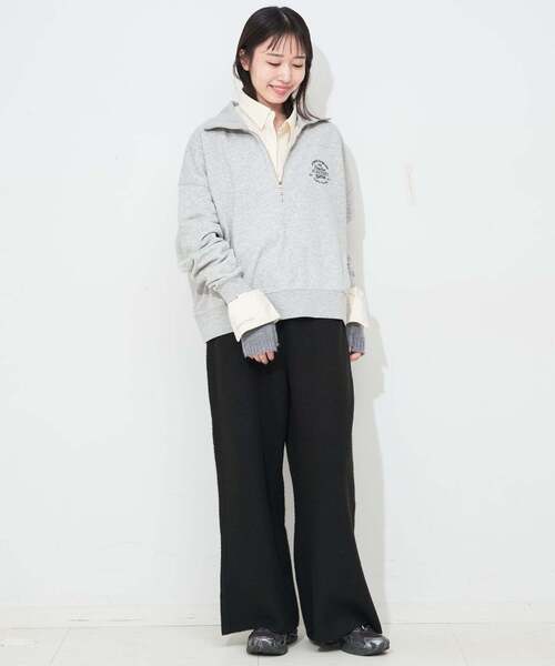 SLOBE IENA（スローブイエナ）の「《WEB限定/追加》HAPPYCOLOR SHIRT（シャツ/ブラウス・レディース・ブラウン/サックスブルー/ピンク/イエロー/ライトグリーン・FREE）」の9枚目の写真