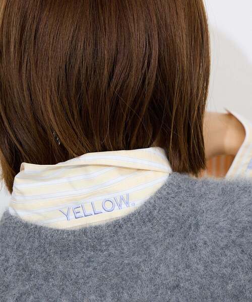 SLOBE IENA（スローブイエナ）の「《WEB限定/追加》HAPPYCOLOR SHIRT（シャツ/ブラウス・レディース・ブラウン/サックスブルー/ピンク/イエロー/ライトグリーン・FREE）」の13枚目の写真