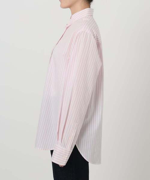 SLOBE IENA（スローブイエナ）の「《WEB限定/追加》HAPPYCOLOR SHIRT（シャツ/ブラウス・レディース・ブラウン/サックスブルー/ピンク/イエロー/ライトグリーン・FREE）」の16枚目の写真