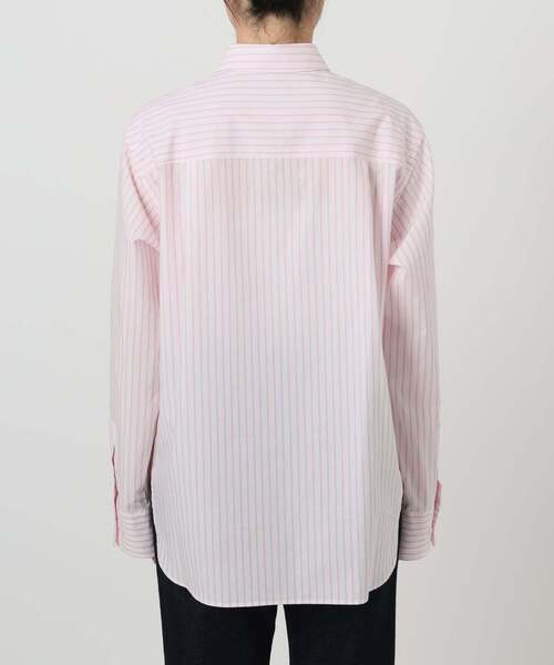 SLOBE IENA（スローブイエナ）の「《WEB限定/追加》HAPPYCOLOR SHIRT（シャツ/ブラウス・レディース・ブラウン/サックスブルー/ピンク/イエロー/ライトグリーン・FREE）」の17枚目の写真