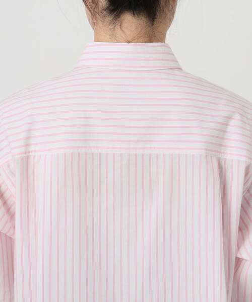 SLOBE IENA（スローブイエナ）の「《WEB限定/追加》HAPPYCOLOR SHIRT（シャツ/ブラウス・レディース・ブラウン/サックスブルー/ピンク/イエロー/ライトグリーン・FREE）」の19枚目の写真