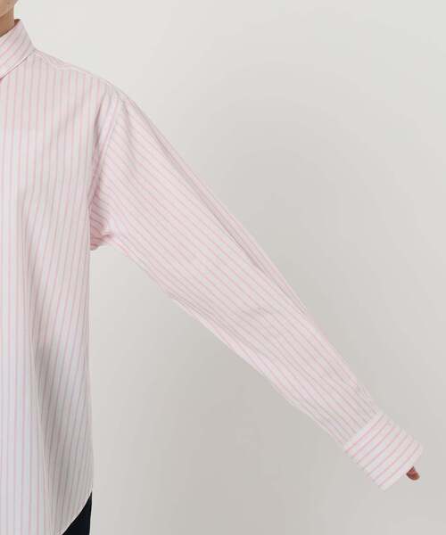 SLOBE IENA（スローブイエナ）の「《WEB限定/追加》HAPPYCOLOR SHIRT（シャツ/ブラウス・レディース・ブラウン/サックスブルー/ピンク/イエロー/ライトグリーン・FREE）」の20枚目の写真