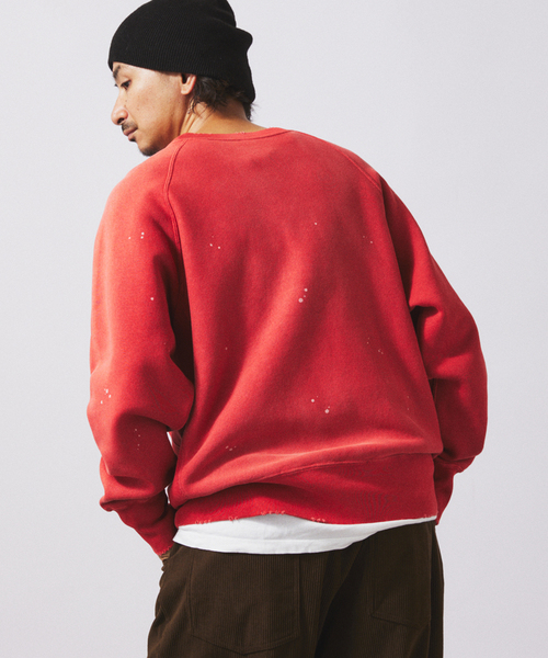 Champion(チャンピオン)の「CHAMPION / チャンピオン 別注 リバースウィーブ(R) オーバーダイ スウェット(スウェット・メンズ・ブラック系その他/Red/シャーベット/スカイブルー/バーガンディー・MEDIUM/LARGE/X-LARGE)」の11枚目の写真