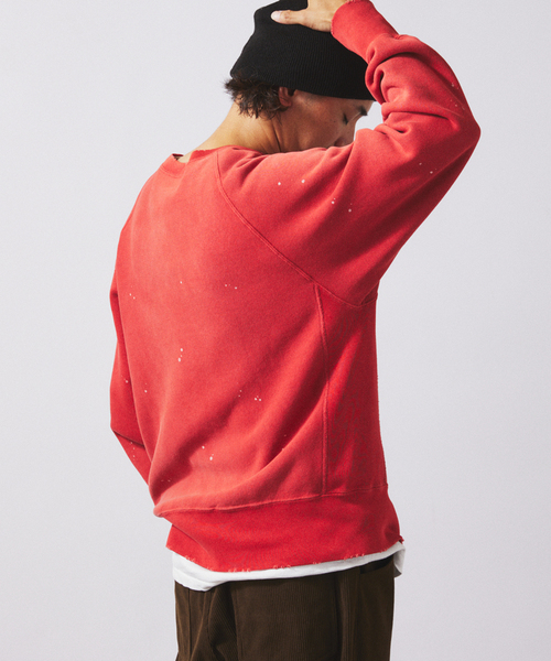 Champion(チャンピオン)の「CHAMPION / チャンピオン 別注 リバースウィーブ(R) オーバーダイ スウェット(スウェット・メンズ・ブラック系その他/Red/シャーベット/スカイブルー/バーガンディー・MEDIUM/LARGE/X-LARGE)」の12枚目の写真