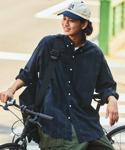 NAUTICA（ノーティカ）の「NAUTICA/ノーティカ ヴィンテージライク ブロードBDシャツ（シャツ/ブラウス・メンズ・サックスブルー/ネイビー/ブラック/グリーン/ホワイト・X-LARGE/MEDIUM/LARGE）」の4枚目の写真