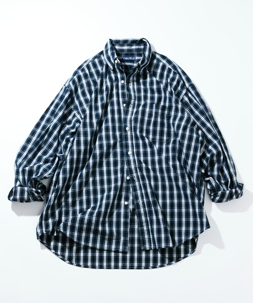 NAUTICA（ノーティカ）の「NAUTICA/ノーティカ ヴィンテージライク ブロードBDシャツ（シャツ/ブラウス・メンズ・サックスブルー/ネイビー/ブラック/グリーン/ホワイト・X-LARGE/MEDIUM/LARGE）」の3枚目の写真