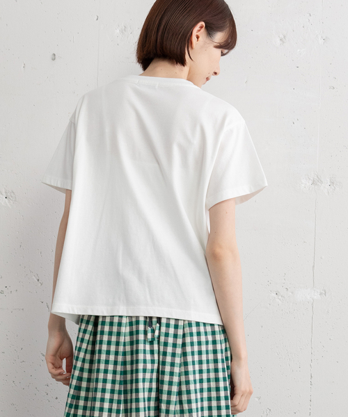 POU DOU DOU(プードゥドゥ)の「フロントレースタックプルオーバー(Tシャツ/カットソー・レディース・ブラック/オフホワイト・M)」の7枚目の写真