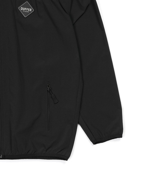 The DUFFER of ST.GEORGE（ザダファーオブセントジョージ）の「〔BLACK LABEL〕SETUP ACTION GATHER CORDURA BLOUSON：セットアップ アクションギャザー ナイロンブルゾン（ナイロンジャケット・メンズ・ブラック・X-LARGE/LARGE/MEDIUM/SMALL）」の9枚目の写真