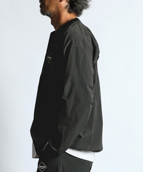 The DUFFER of ST.GEORGE（ザダファーオブセントジョージ）の「〔BLACK LABEL〕SETUP ACTION GATHER CORDURA BLOUSON：セットアップ アクションギャザー ナイロンブルゾン（ナイロンジャケット・メンズ・ブラック・X-LARGE/LARGE/MEDIUM/SMALL）」の5枚目の写真