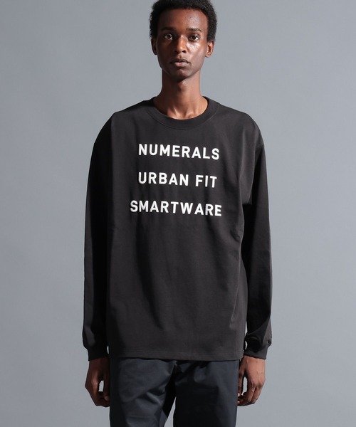 NUMERALS（ヌメラルズ）の「【NUMERALS】フロントプリントロングスリーブTEE（Tシャツ/カットソー・メンズ・オフホワイト/ピンク/ブラック・LARGE/MEDIUM）」の9枚目の写真