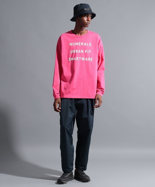 NUMERALS（ヌメラルズ）の「【NUMERALS】フロントプリントロングスリーブTEE（Tシャツ/カットソー・メンズ・オフホワイト/ピンク/ブラック・LARGE/MEDIUM）」の10枚目の写真