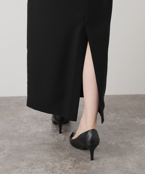 La TOTALITE（ラトータリテ）の「【洗える】ペプラムレイヤードワンピース（ワンピース・レディース・ブラック/ウッド・38/36）」の22枚目の写真