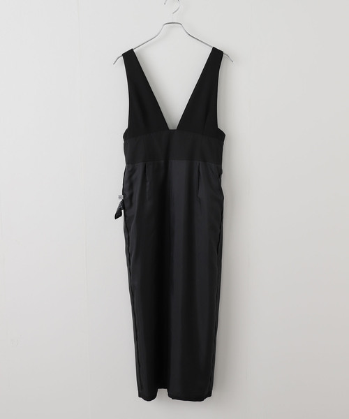 La TOTALITE（ラトータリテ）の「【洗える】ペプラムレイヤードワンピース（ワンピース・レディース・ブラック/ウッド・38/36）」の10枚目の写真