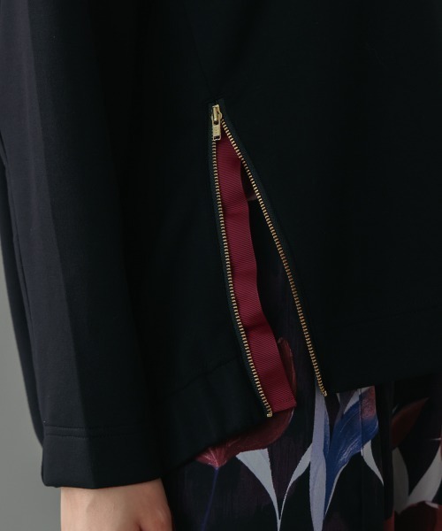 Bou Jeloud（ブージュルード）の「シルキーダンボールサイドファスナープルオーバー（スウェット・レディース・オフホワイト/杢グレー/ブラック/オレンジ・FREE）」の22枚目の写真