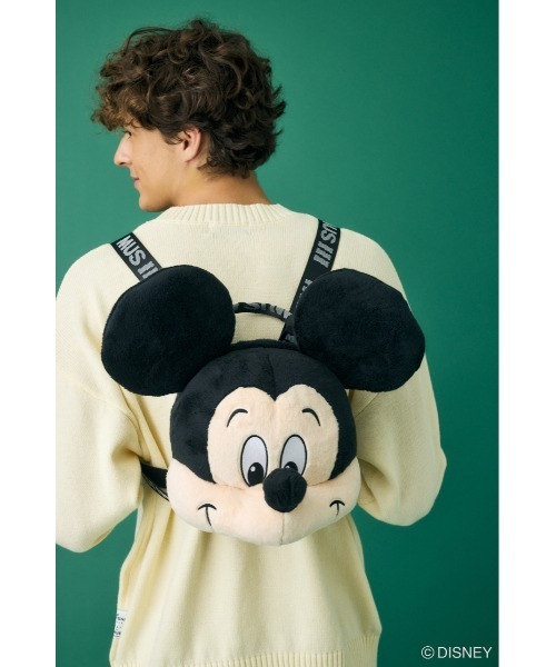 Disney SERIES CREATED by MUS(ディズニーシリーズクリエイテッドバイエムユーエス)の「MD PLUSH バックパック / MICKEY(バックパック/リュック・レディース・ブラック・FREE)」の2枚目の写真