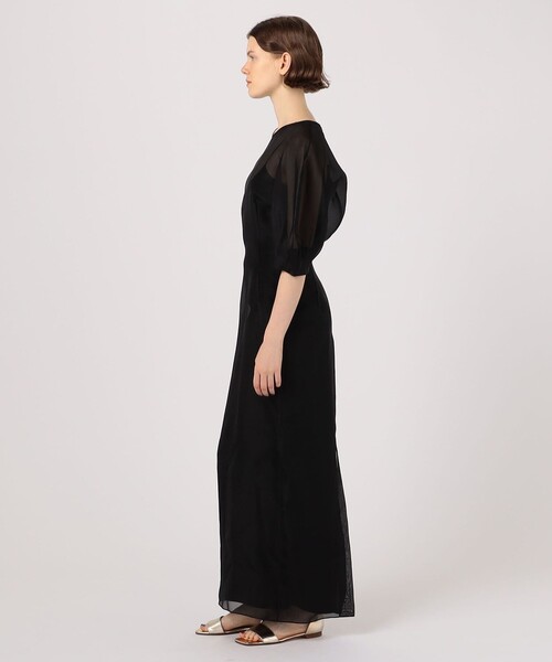TOMORROWLAND (トゥモローランド)の「GABRIELA HEARST CORETTA DRESS(ワンピース・レディース・ブラック・38)」の3枚目の写真