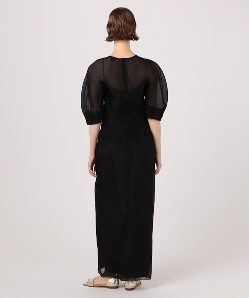 TOMORROWLAND (トゥモローランド)の「GABRIELA HEARST CORETTA DRESS(ワンピース・レディース・ブラック・38)」の4枚目の写真