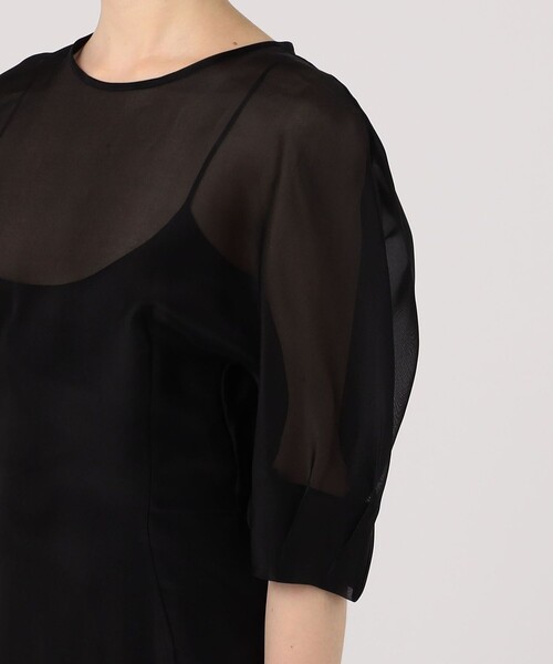 TOMORROWLAND (トゥモローランド)の「GABRIELA HEARST CORETTA DRESS(ワンピース・レディース・ブラック・38)」の7枚目の写真