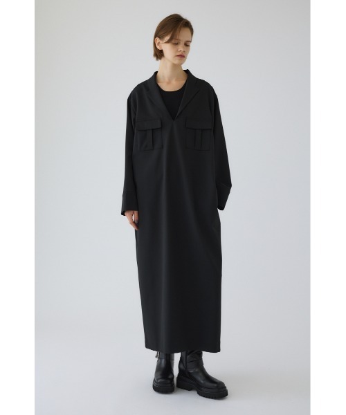 Tailored maxi dress テーラードマキシドレス（ワンピース