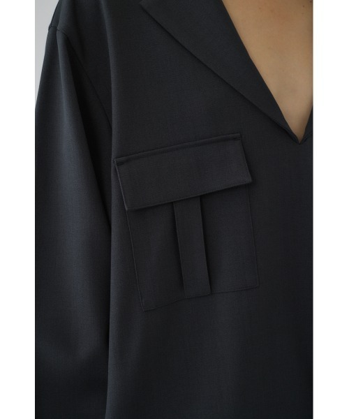 RIM.ARK（リムアーク）の「Tailored maxi dress テーラードマキシ