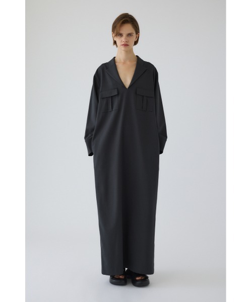 Tailored maxi dress テーラードマキシドレス（ワンピース