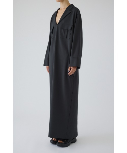 RIM.ARK（リムアーク）の「Tailored maxi dress テーラードマキシ