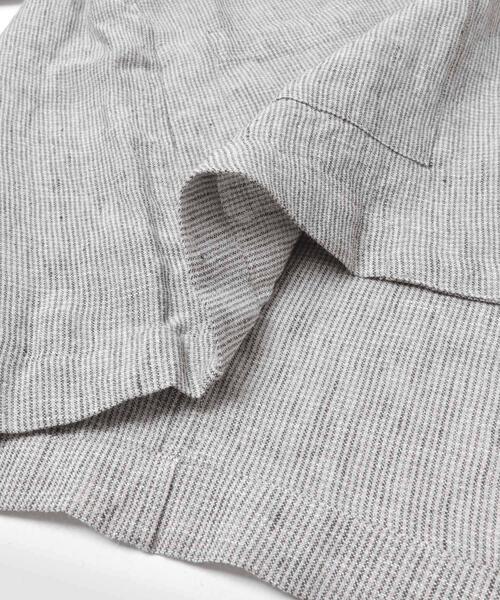 かぐれ(カグレ)の「リネンテーラードジャケット(その他アウター・レディース・グレー・FREE)」の4枚目の写真