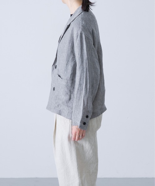 リネンテーラードジャケット（その他アウター）｜かぐれ（カグレ