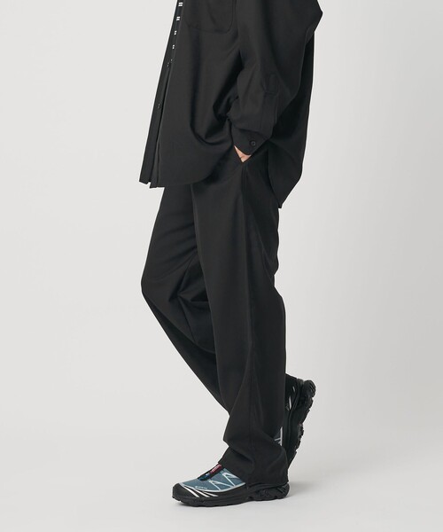 koti BEAUTY&YOUTH（コティ ビューティアンドユース）の「＜koti BEAUTY&YOUTH＞メリノウール イージー ワンプリーツ パンツ ウォッシャブル（その他パンツ・メンズ・ダークグレー/ブラック・S/L/M）」の5枚目の写真