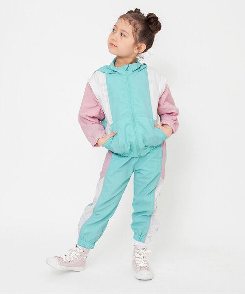 BREEZE（ブリーズ）の「【WEB限定/2way】ウィンドブレーカー/セットアップ可/ジュニア対応（ナイロンジャケット・キッズ・ブラウン/チャコール/サックスブルー・110/120/130/140/150/90/100）」の7枚目の写真